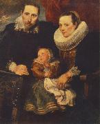 DYCK, Sir Anthony Van Family Portrait hhte painting